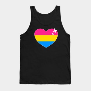 Pan Sexual Flag - Pansexual Heart Tank Top